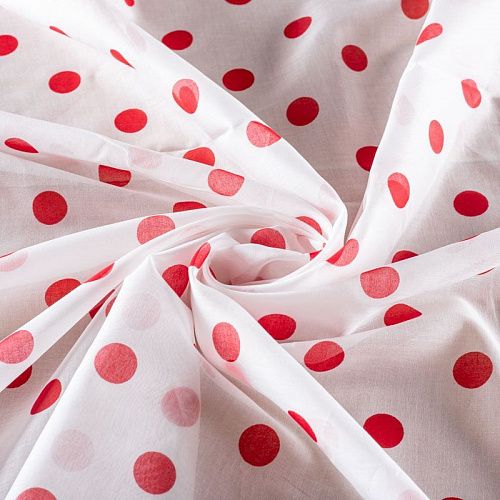 Батист 003-00885 белый принтованный