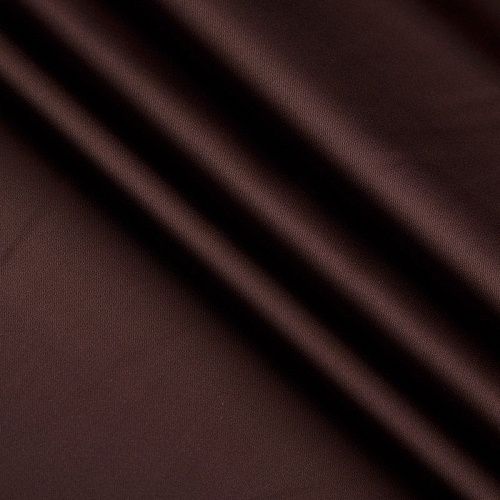 Сатин 001-18702 шоколадный однотонный