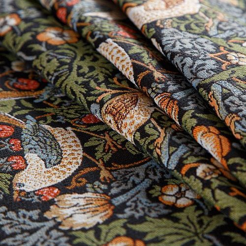 Гобелен У. Моррис Земляничный вор 22-02-15835 зеленый