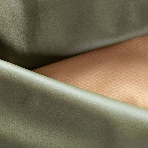 Экокожа 070-01674 Col.20 зеленый хаки однотонный