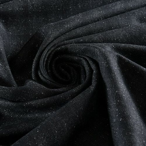 Ткань костюмная стрейч 025-11744 клетка графит