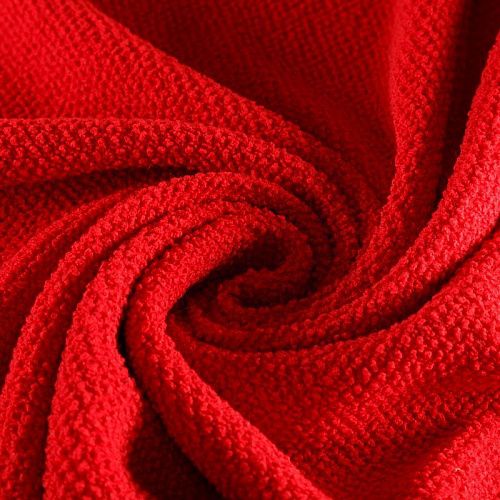 Букле 006-05766 красный однотонный