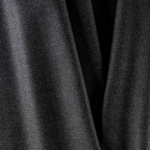 Ткань костюмная К32-080 темно-серый меланж мелкая клетка