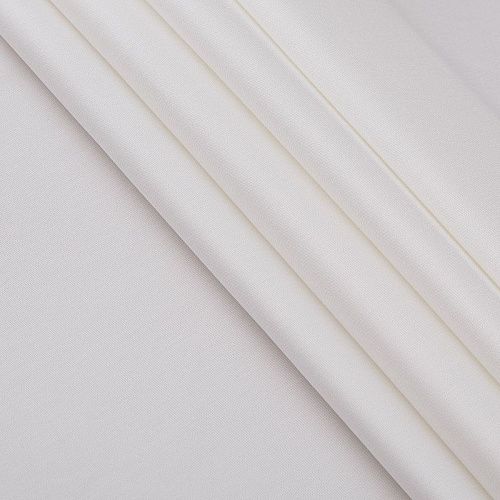 Ткань плащевая стрейч 042-17690 белый однотонный