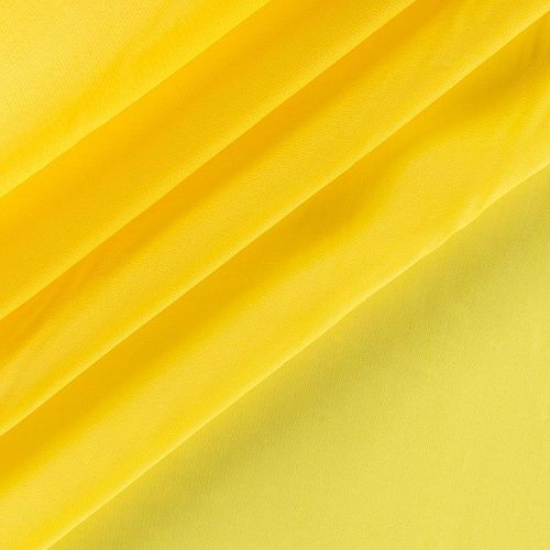 Шифон К33-887 желтый однотонный