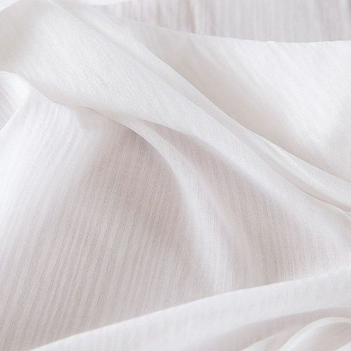 Ткань плательно-рубашечная 049-17559 белый однотонный