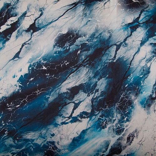 Шелк натуральный Fendi 064-19267 молочно-синий