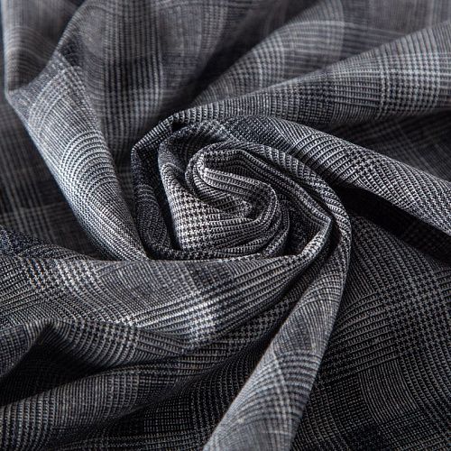 Ткань костюмная 049-19891 серый клетка