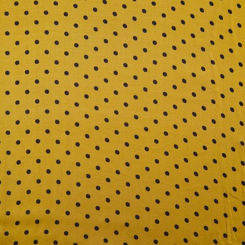 Шифон шелковый 068-12190 желтый принтованный