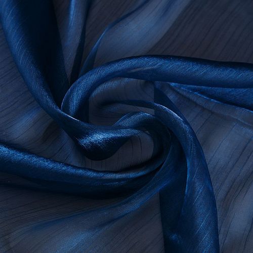 Органза 039-18818 сапфировый однотонный