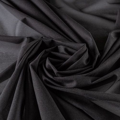 Дублерин эластичный клеевой DH6018-BLACK черный