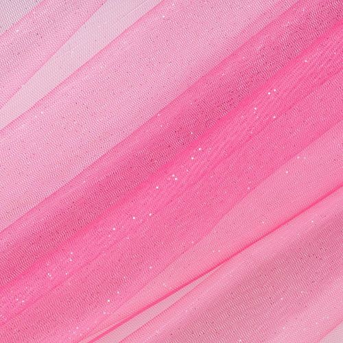 Фатин с напылением К33-951 малиновый однотонный