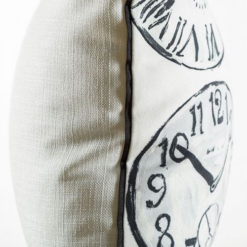 Наволочка 50х47 см декоративная на молнии 461741 черный