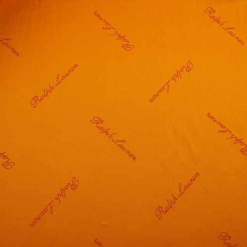 Ткань подкладочная 045-10895 тыквенный однотонный