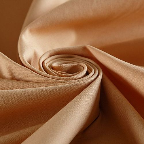 Коттон стрейч 063-17058 абрикосовый однотонный