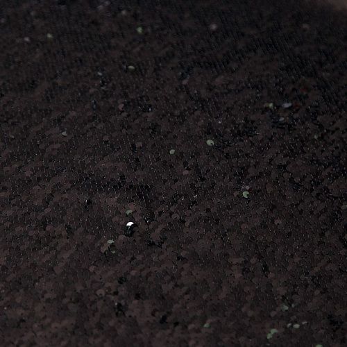 Пайетки на сетке дублированные Dolce & Gabbana 055-16519 черный глянец