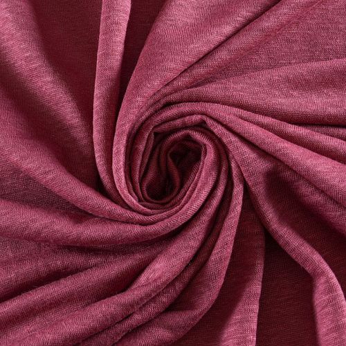 Трикотаж 056-11933 брусничный однотонный