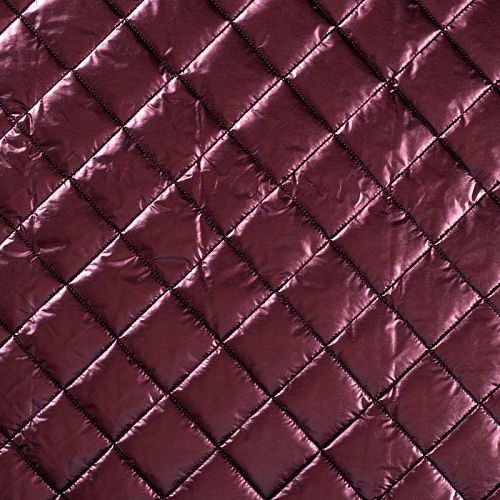 Ткань курточная 033-01992 сливовый однотонный