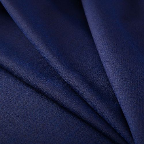 Шерсть костюмная 025-20371 темно-синий