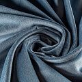 Ткань портьерная бархат 529-02-143 серо-голубой однотонный
