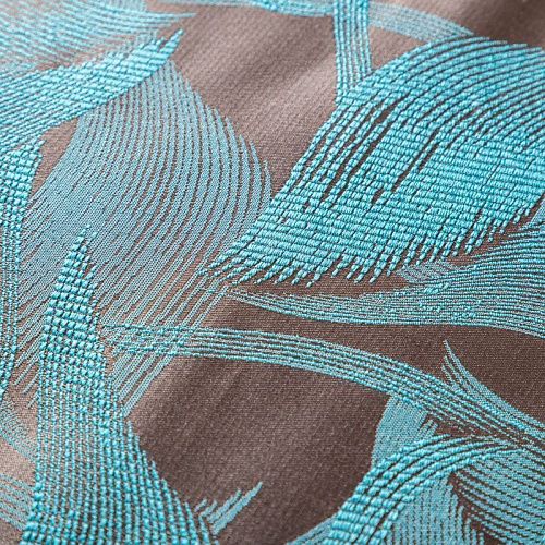 Ткань портьерная жаккард h-295 см 02-02-02210 бронза/бирюза