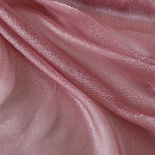 Органза 039-18837 розовый антик однотонный