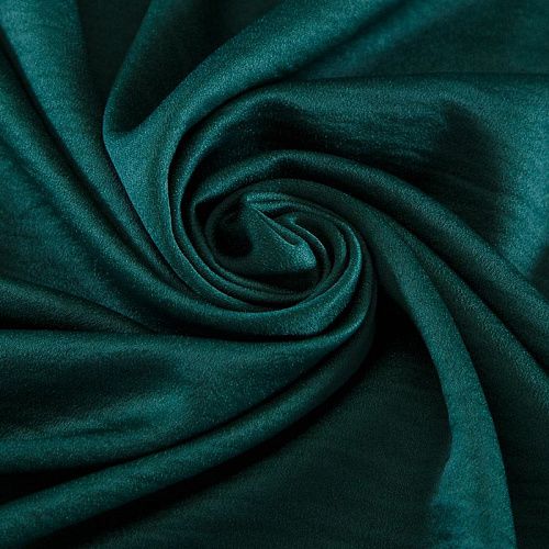 Креп кади стрейч 026-18740 бутылочный зеленый