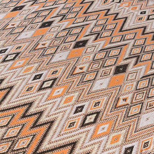 Трикотаж ажурный 056-12034 бежевый мультиколор