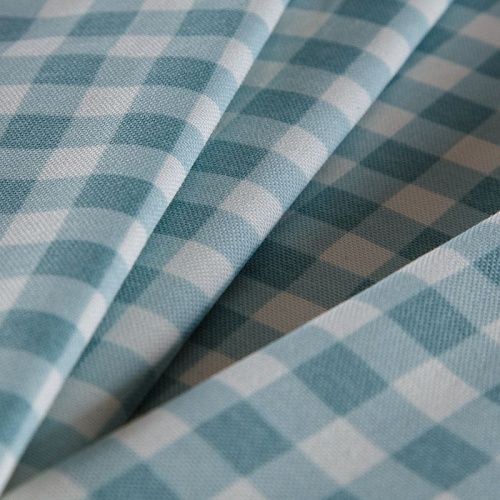 Ткань с водо- и грязеотталкивающей пропиткой 22-02-14690 бирюзовый принтованный