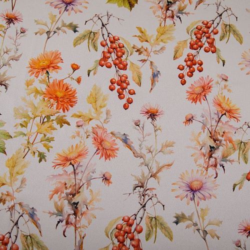 Шелк натуральный Gucci 064-19269 молочный принтованный