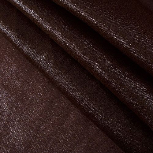 Шелк натуральный с люрексом 064-16228 корица однотонный