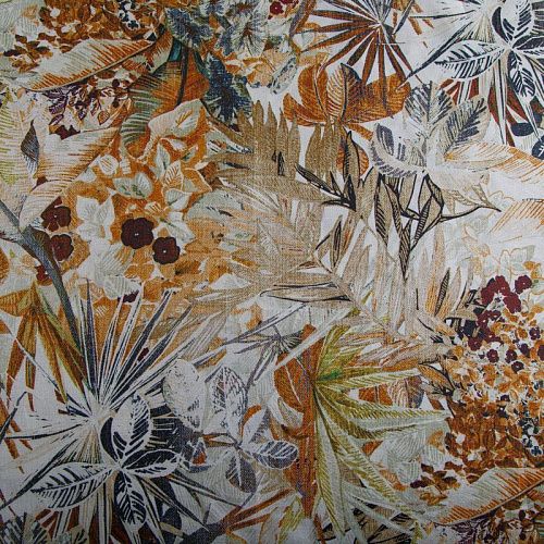 Лен натуральный Salvatore Ferragamo 035-16967 светло-серый мультиколор