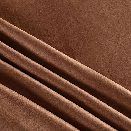 Замша искусственная 018-05647 корица однотонный