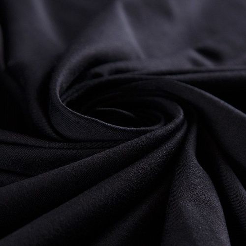 Трикотаж 056-15570 черный однотонный