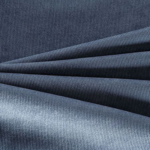 Вельвет стрейч 008-06967 темно-серый однотонный