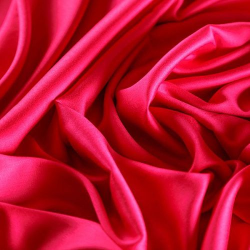 Шелк-штапель стрейч 069-06848 col.24 малиново-розовый однотонный
