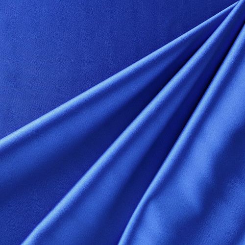 Сатин стрейч 001-09711 васильковый однотонный