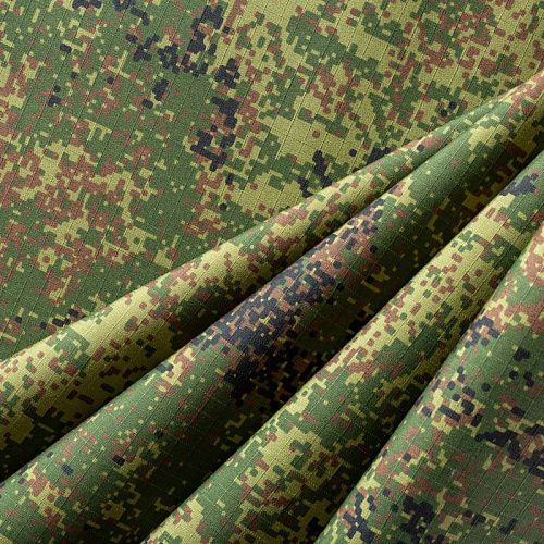 Коттон камуфлированный 020-01927 зеленый принтованный