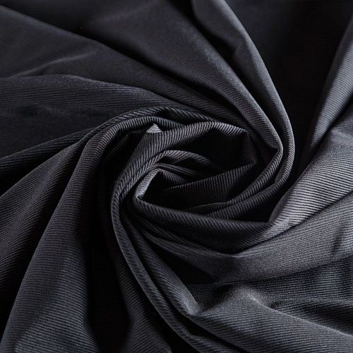 Лайкра 005-06213 черный однотонный