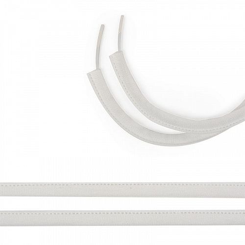 Лента тоннельная однострочная 10 мм T-12-6.4-004 сумрачно-белый
