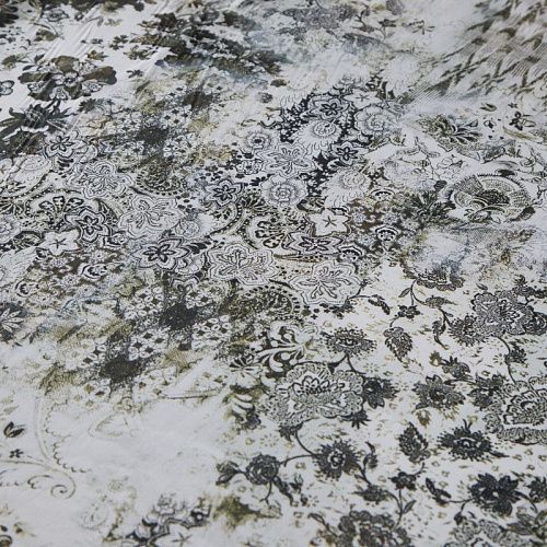 Хлопок 063-16109 белый принтованный