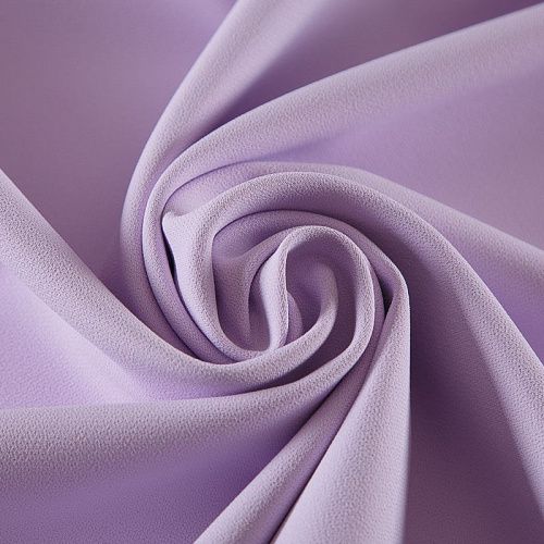 Креп стрейч 026-17110 глициния однотонный