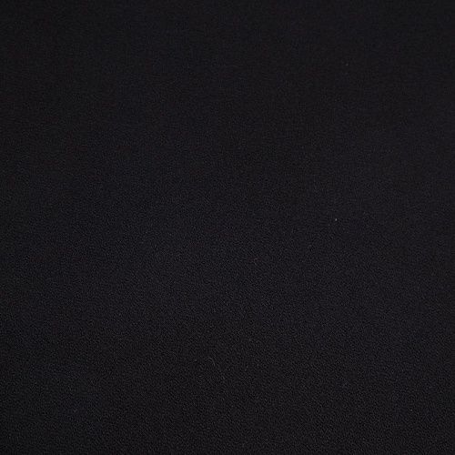 Креп стрейч 026-17199 черный однотонный