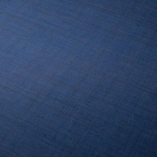 Шерсть костюмная 025-19940 сине-голубой клетка