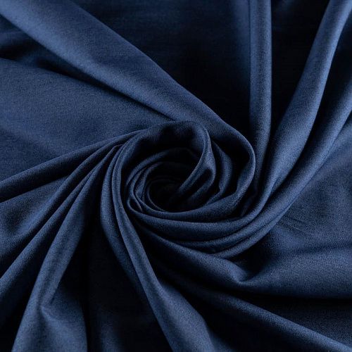 Вискоза рубашечная К33-669 синий однотонный