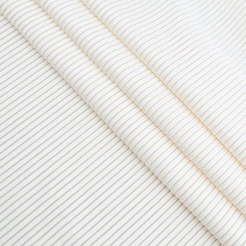 Вельвет 008-20012 молочный однотонный