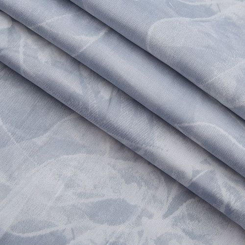 Сатин ш. 220 см 007-13362 серо-голубой принтованный