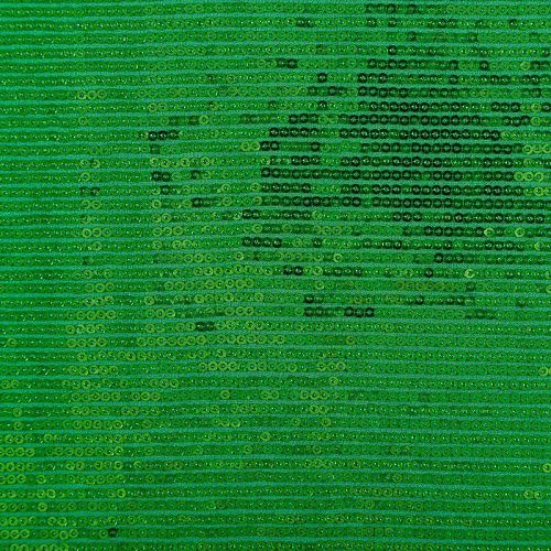 Ткань с пайетками 055-03037 зеленый однотонный