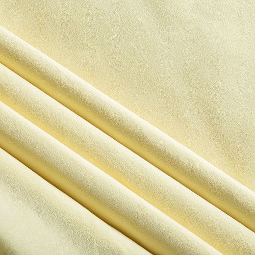 Замша искусственная 018-02360 банановый однотонный