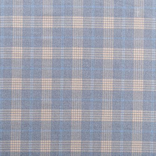 Ткань костюмная 025-01904 светло-серый принтованный